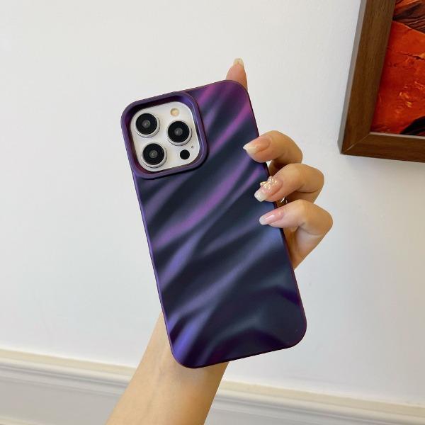 Product Introduction of Three-dimensional pleated wavy pattern for Apple 15promax/15pro/15/14/14 promax/14pro/13promax/13/13pro/12/12promax/12pro/11 mobile phone case 3