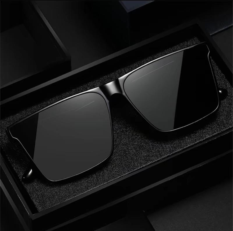 Kính Râm Nam Nữ Thời Trang 2025 Chống Tia UV400 - Gọng Acetate, Mắt Kính Men, Women - Mắt Kính V7, Đen 2