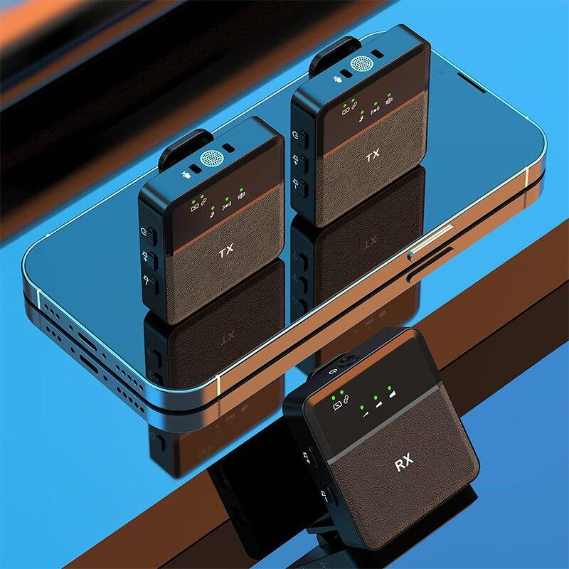 Product Introduction of Multi-function Wireless Microphones Audio Receiver Radio Recording Noise Reduction Microphone for iPhone Android Live Gaming Mic 9