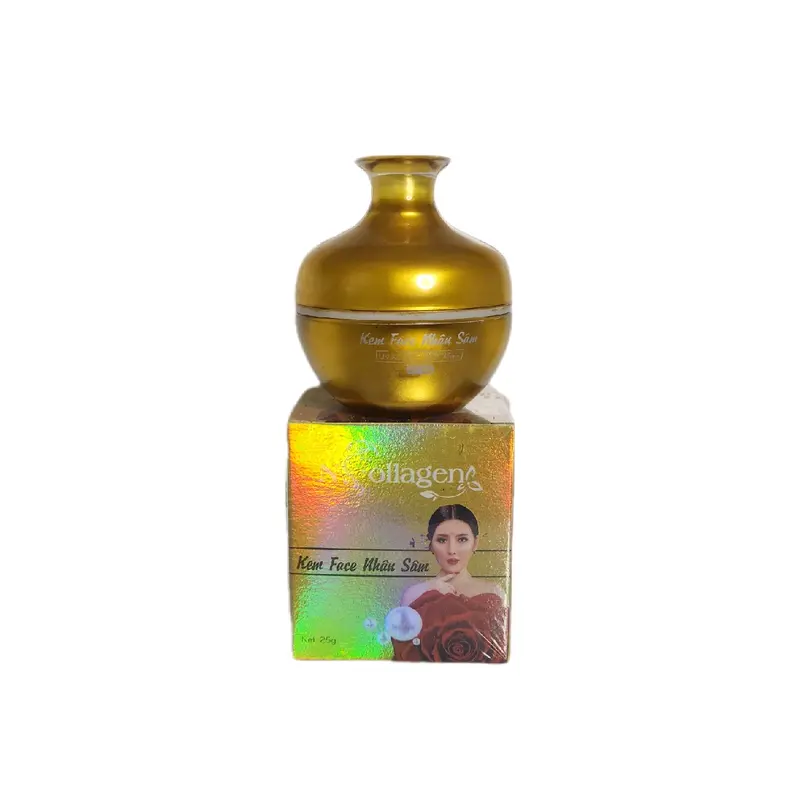 Kem Nhân Sâm Vàng kèm Bịch Kỳ Hỗ Trợ  Dưỡng Trắng Da 25g 4