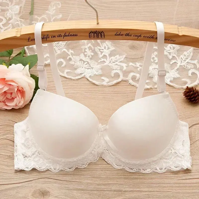 Sexy lingerie Top breast Lace bra Sexy bra 32 34 36 A B Girl bra Underwire Womenswear Comfort