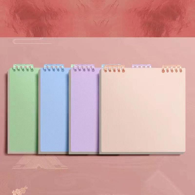 Product Introduction of Trendy Note Pads Loose-leaf Notebook Waterproof Shell Removable Grid Writing Paper Delicate Thick Square Notebook School Supplies 10