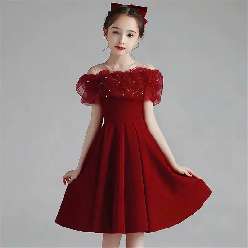 SIÊU RẺ- QUẦN ÁO TRẺ EM- ĐẦM ĐỎ THIÊN THẦN 1