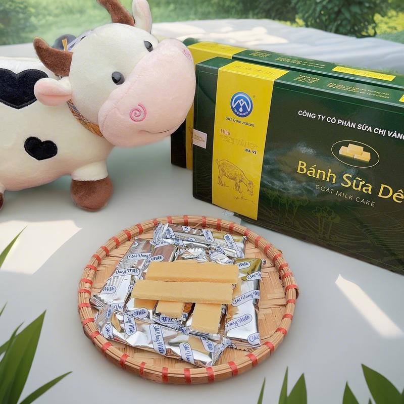 [Quà LIVE] 1 Hộp Bánh Sữa Dê - Đặc sản Ba Vì Food Cake Thức Ăn 4