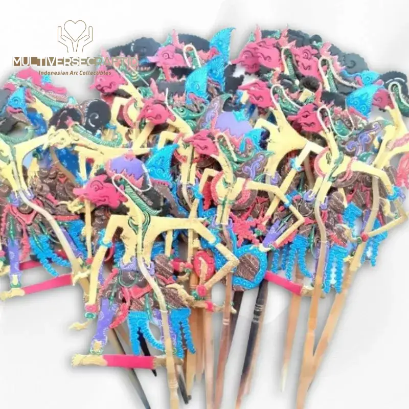 Wayang Alusan Kulit Asli Ukuran Mini  [Tinggi Wayang 15cm] 0
