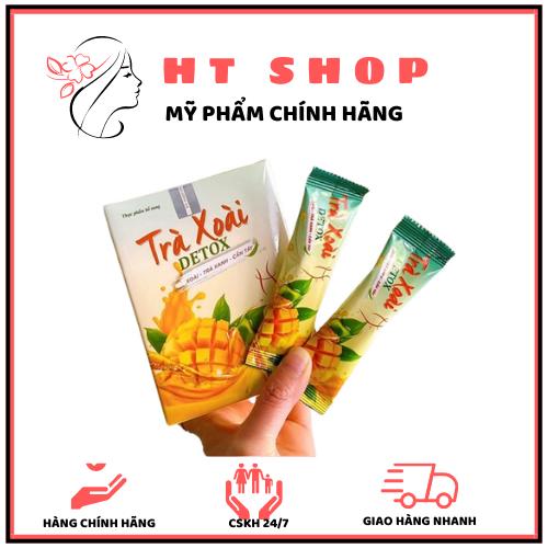 Thực phẩm bổ sung trà xoài Kelly detox, cải tiến mẫu mới . 1h 12 gói