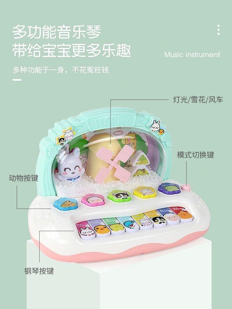 Product Introduction of Đồ Chơi Nhạc Cụ Trẻ Em, Đàn Piano Điện Tử Cho Bé, Thích Hợp Cho Trẻ Sơ Sinh 0-1-3 Tuổi, Giáo Dục Sớm Cho Trẻ Sơ Sinh, Đồ Chơi Cho Bé Trai Và Bé Gái 2-4 Tháng Tuổi, Giáo Dục, Năm 2025 Với 37.000 Đánh Giá 3