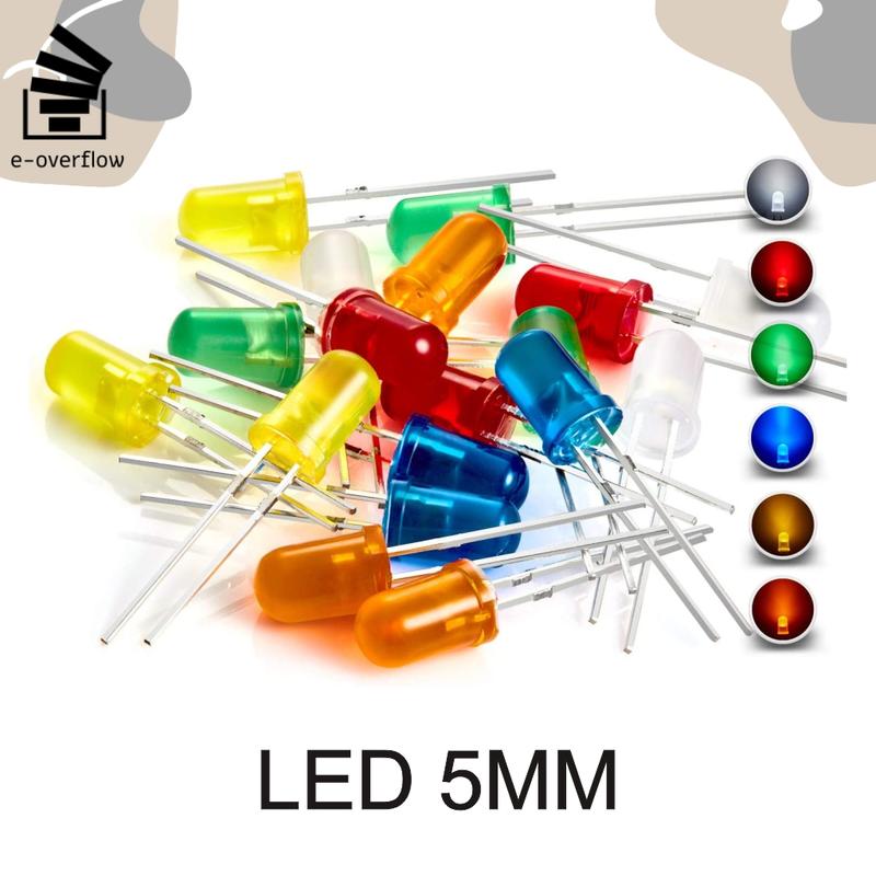 LED 5MM Warna Diffused Color Super Bright Lampu Light - Shop | Tokopedia