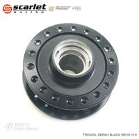 Gambar Scarlet Racing - Tromol Trombol Hub Depan Belakang Set Motor  Revo 110 Motor Motorcycle - Bllack dari scarletracingindonesia Kota Administrasi Jakarta Utara 3 Tokopedia