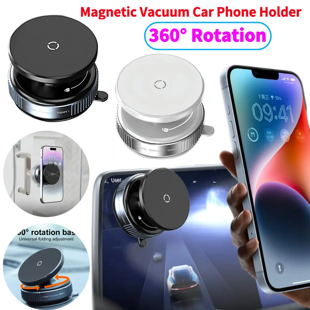 Giá Đỡ Điện Thoại Trên Xe Hơi Từ Tính, Dành Cho Magsafe, Xoay 360 °, Cốc Hút, Giá Đỡ Điều Hướng, Tương Thích Với iPhone / Samsung / Xiaomi monopod