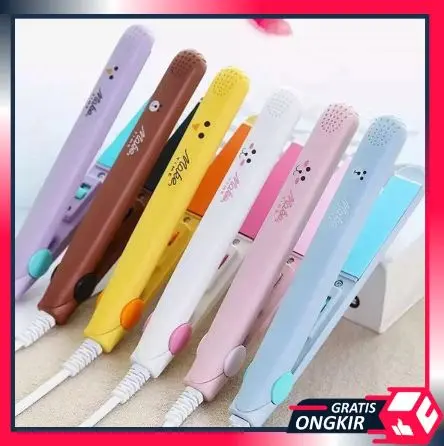 Gratis Ongkir - F732 Catokan Rambut Karakter 2 in 1 / Kemier Karakter Animals / Catokan Mini