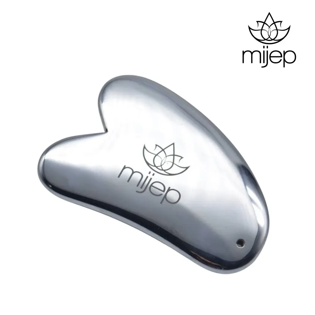 Mijep TerraHertz gua sha-(heart shape) for Skincare Therapy Comfort Serum