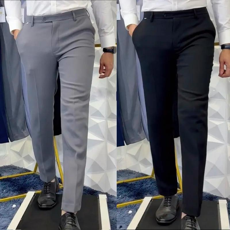 Combo Quần âu nam co giãn nhẹ, dầy dặn kiểu dáng ống xuông thanh lịch AZ - Shop