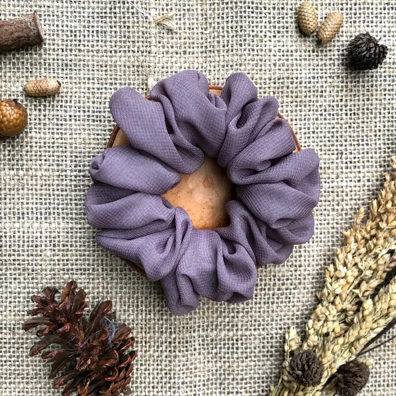 30pcs Souvenir Scrunchie Bahan Polycatton/Scrunchie Hijab/Paket ikat Rambut/Souvenir Pernikahan murah Karet korea cepol rambut Cepolan tile 0