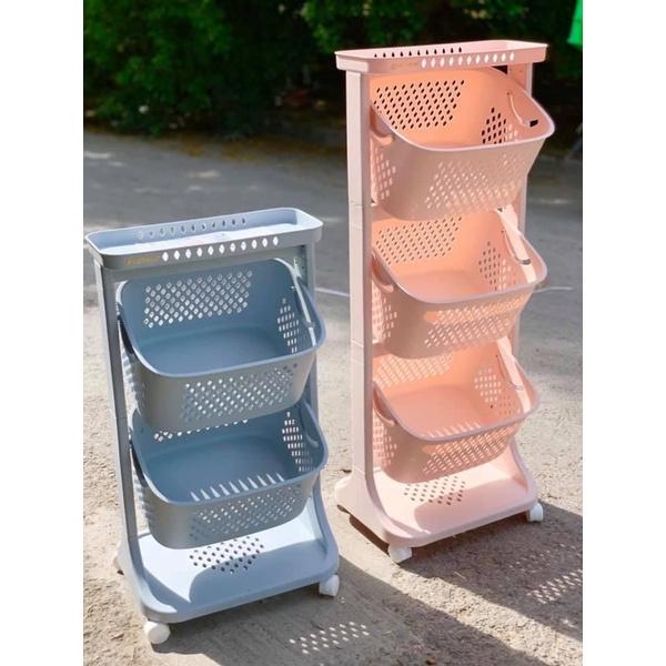  Kệ đựng đồ đa năng 3 tầng  3 ngăn treo giống nhau  có bánh xe 360 siêu tiện ích hàng Việt Nhật 
