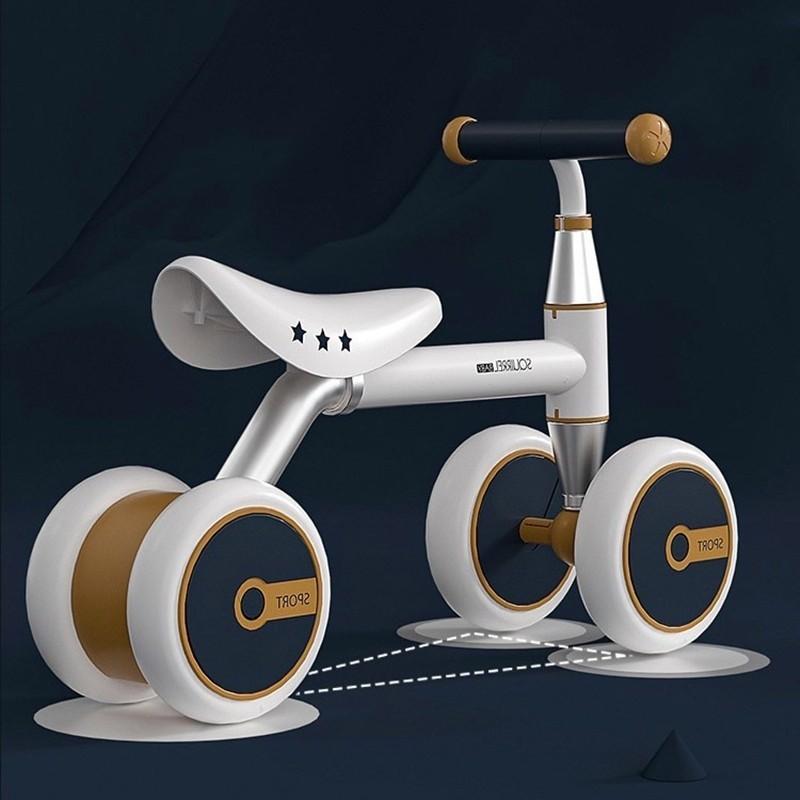 [SG Seller] Baby Walker Kids Balance Bike Baby Walker With 4 Wheels For Ages 14-36 Months Children Riding Toys Scooter 1