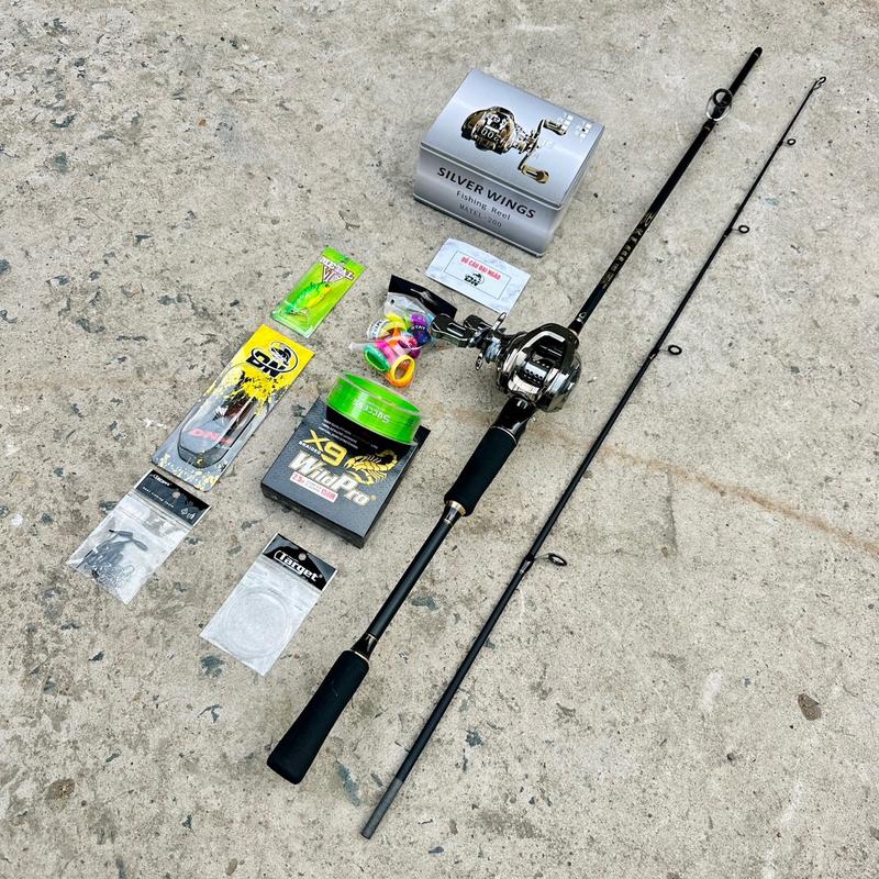 COMBO cần CÂU CÁ NGANG SILLER MASTER + CẦN DAIWA NỘI ĐỊA Đại Ngáo CHUẨN TRUNG Không có chữ Daiwai ở góc ĐẦU BƯU CHỐNG XOẮN GIÁ RẼ