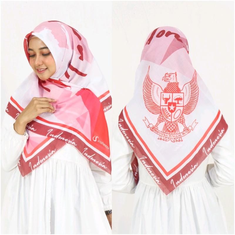 Segiempat Motif merah-putih 1