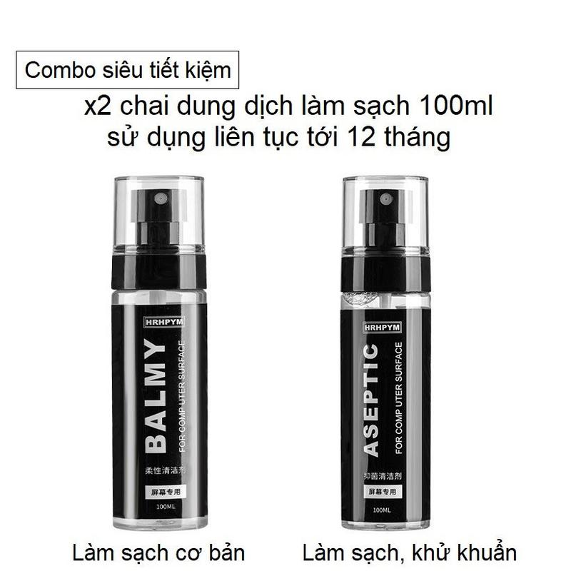 🔥🔥🔥Bộ làm sạch máy tính Bộ làm sạch màn hình LCD Làm sạch màn hình phun Máy chà bàn phím kẽ hở 1