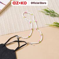 Gambar ATARU TALI MASKER BEADS CHERRY - PUTIH dari AZKO ID Kota Administrasi Jakarta Selatan 1 Tokopedia