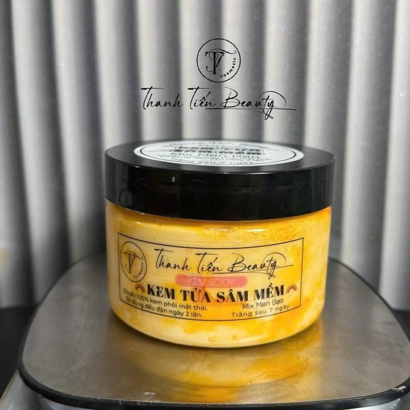(300G KEM Ủ) Kem Body Tửa Sâm Mềm Trộn Men Gạo - Trắng Da, Tẩy Mạnh, Ủ, Collagen, Women, Nữ.