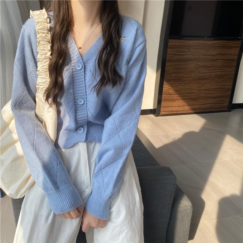 DIAMOND BUTTERFLY CARDI KOREAN CARDIGAN SWEATHER KOREA SWEATER WANITA BAHAN RAJUT PREMIUM 2