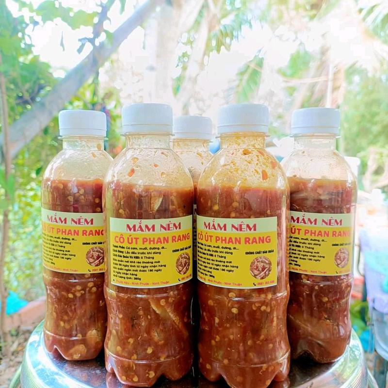 COMBO 5 CHAI MẮM NÊM CÁ CƠM NGUYÊN CON CÔ ÚT PHAN RANG