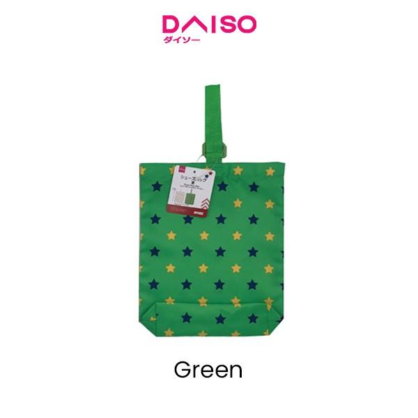 Gambar Daiso Shoes Bag-Star- 23 x 28 x 5cm - Green dari Daiso Japan Official Store Kota Administrasi Jakarta Selatan 2 Tokopedia