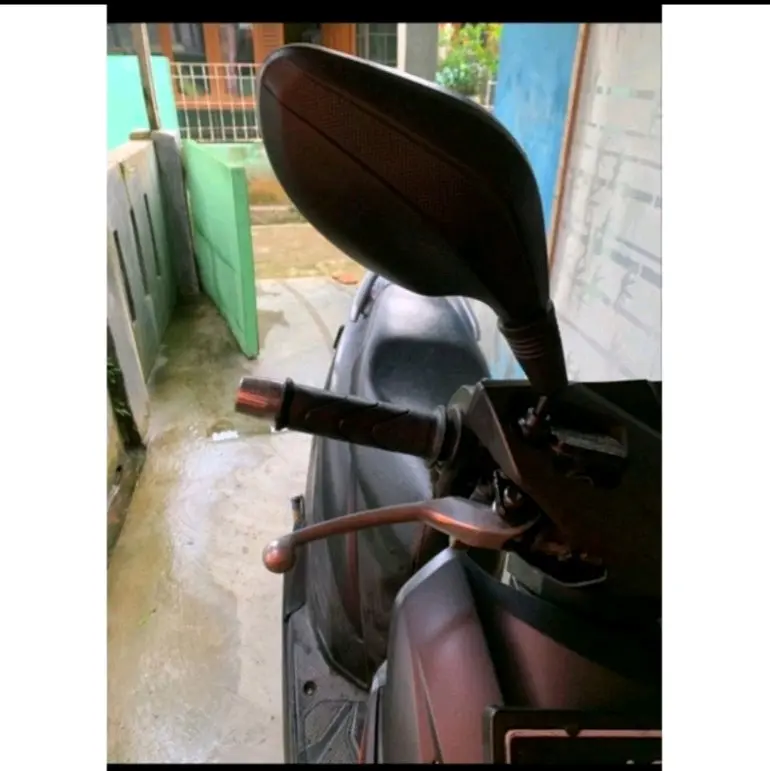 Promo paket spion click + handgrip standar Honda + Jalu stang chrome  semua motor Honda beat Vario 110/125/150 Scoopy supra Supra x 125 kharisma dll harga sepaket 2