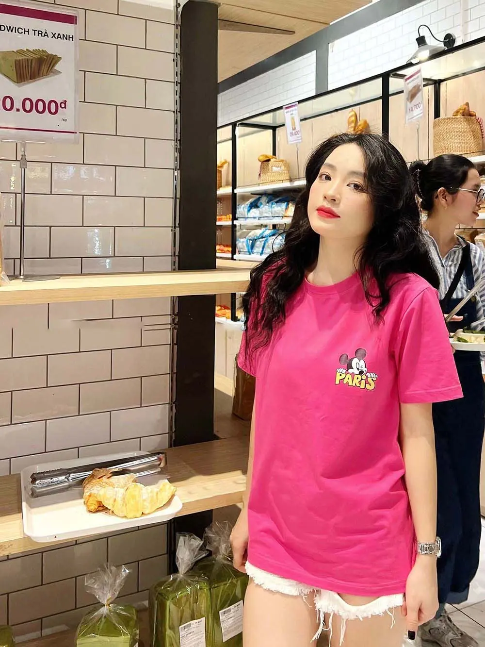 Áo Phông Cotton MICKEY PARIS Đơn Giản Năng Động Trẻ Trung Nhiều Màu Đẹp