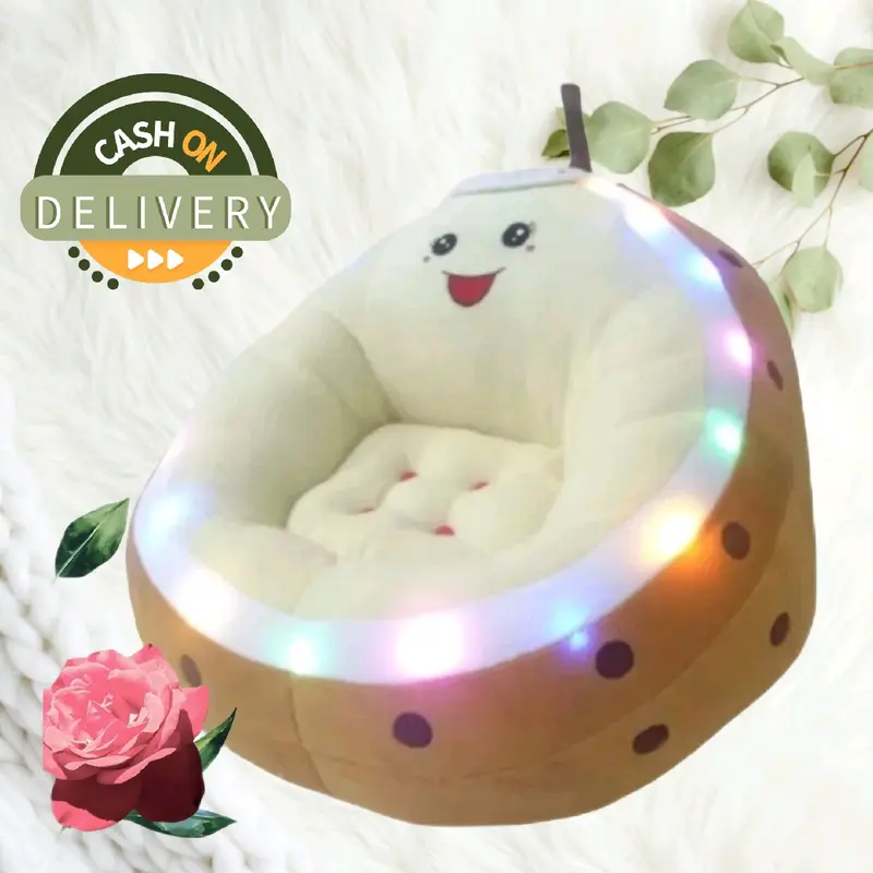 SOFA ANAK KARAKTER BOBA + LAMPU LED 0
