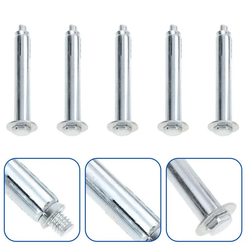 10 Pcs Ground Lock Screw Concrete Expansion Bolts Bumps Expansion Bolt For Asphalt Bumps Fastener Expand Expansion Screws Iron 0