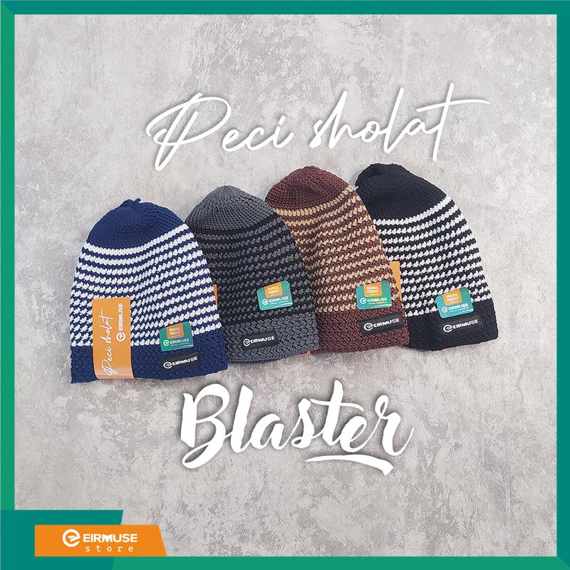 Peci Sholat Rajut Blaster by Eirmuse Modis dan Kekinian Cocok Buat Hadiah Souvenir Dewasa Haji 0