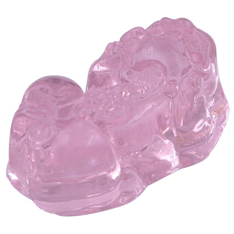 Mặt tỳ hưu pha lê hồng phấn 3.2 cm MFLTHHPN 6