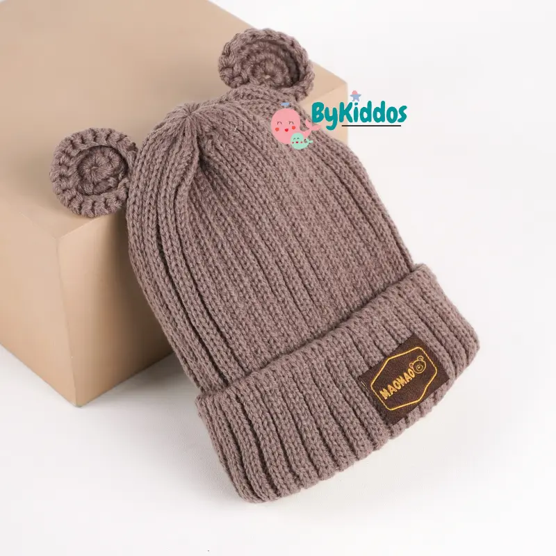 ByKiddos - Topi Rajut Anak Motif Kuping / Topi Rajut Bayi Motif Kuping / Topi Kupluk Cewek-Cowok 6