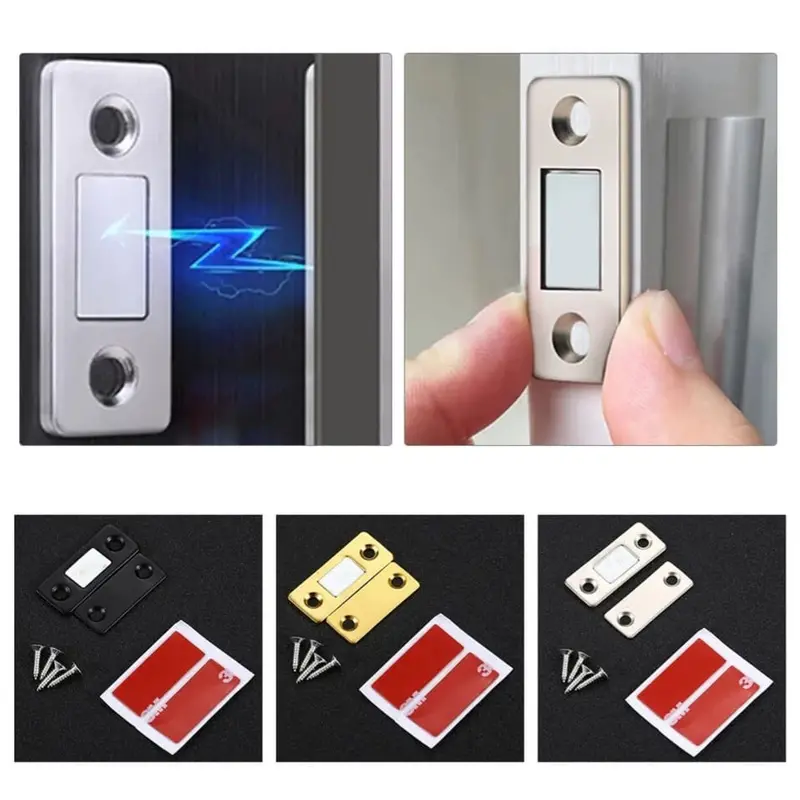 5PCS Magnet Kunci Pintu Lemari Kabinet Kunci Laci untuk Lemari Serbaguna 1