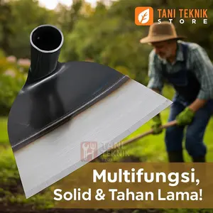 Cangkul Sawah Baja Asli Super Tajam Pacul Kebun Lebar 26cm Kuat Tani Teknik