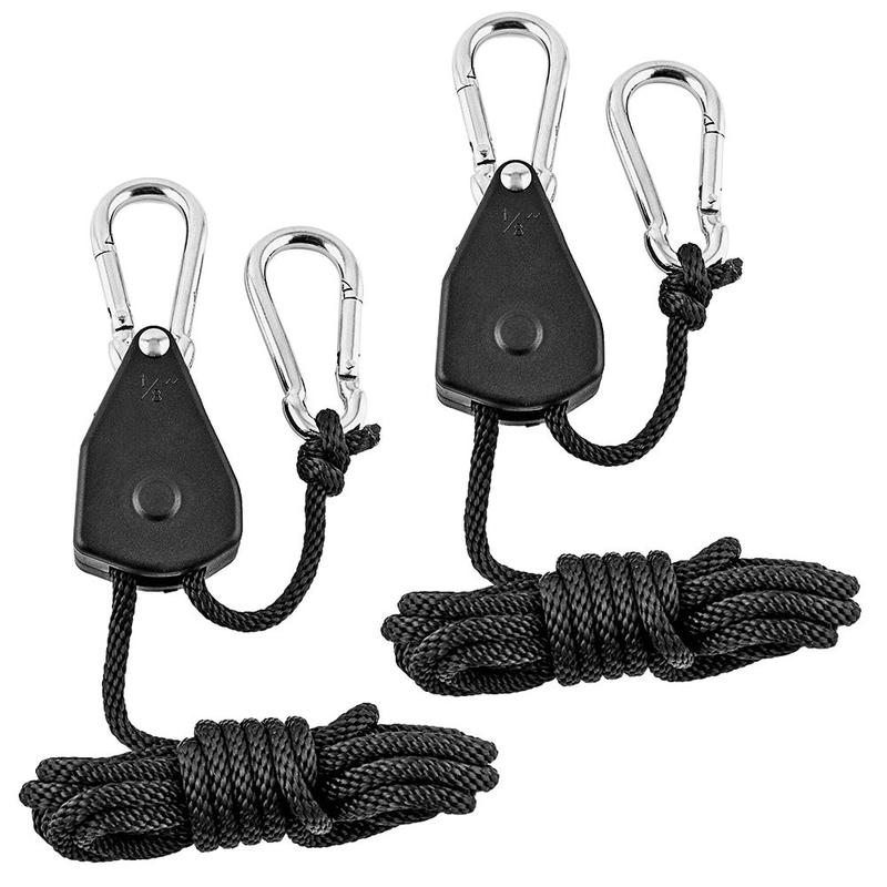 Product Introduction of Móc Treo Dây Có Thể Điều Chỉnh Thuyền Kayak Canoe, Có Nơ Và Chuỗi, Có Sẵn Trong 1 / 2 / 4 Cái, Ròng Rọc Và Bánh Răng, Thích Hợp Cho Đèn, Dây Buộc Dây Và Khóa Dây 30