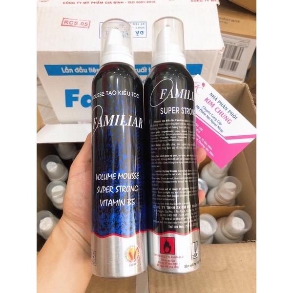 Mousse Tạo Kiểu Tóc FAMILIAR 250ml - Tạo kiểu tóc, định hình tóc theo ý muốn 3