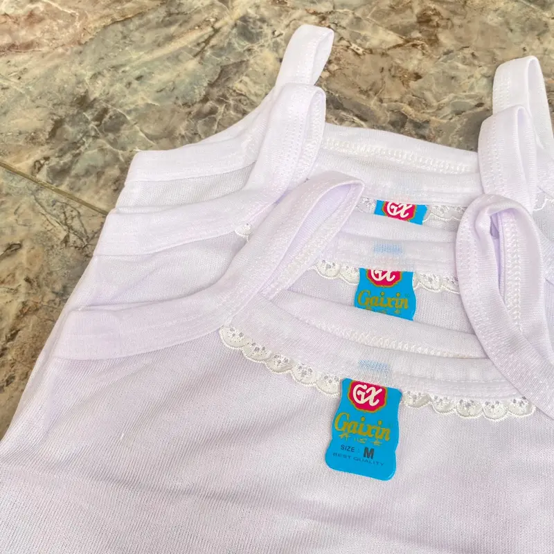 Lusinan Kaos Dalam Anak Remaja SD SMP Singlet Dalaman Sandatan Renda Size M L XL 3L 1