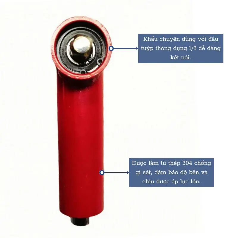 Dụng Cụ Tháo Lắp Bulong Góc Hẹp, Khẩu Vuông Dùng Trong Sửa Chữa Ô Tô Cỡ 1/2 Chất Liệu Bền Bỉ, Thiết Kế Đơn Giản Dễ Dàng Tháo Lắp 2