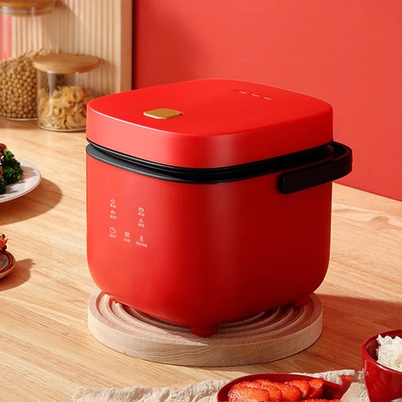 Product Introduction of Mini Rice Cooker Automatic Household Kitchen Electric Cooking machine 1-2 People Food Warmer Steamer 1.2L Small Rice Cooker 2