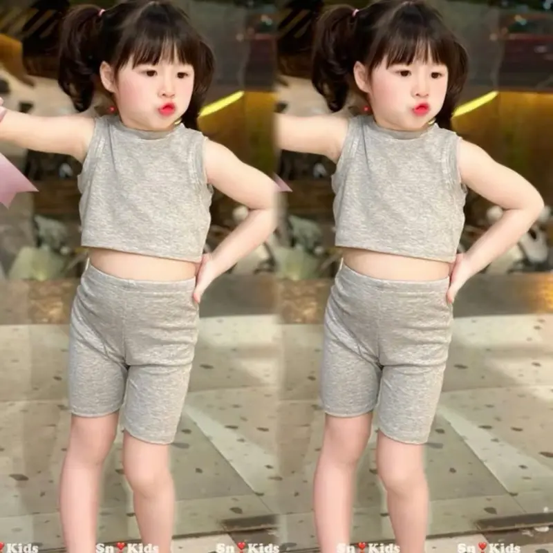 Sét cho bé gái-áo crotop kết hợp quần legging ngố size 80-170( 5-32kg) mặc vừa