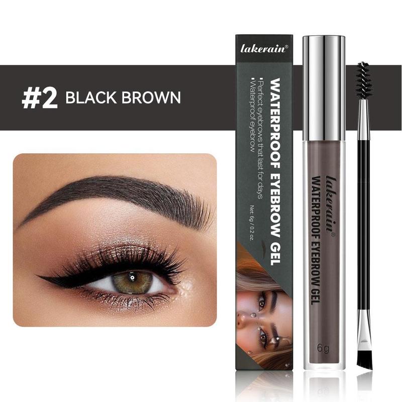 Product Introduction of Lakerain Waterproof Eyebrow Gel Long Lasting Liquid Eyebrow Tatoo Makeup Set Smooth Brow Gel 28