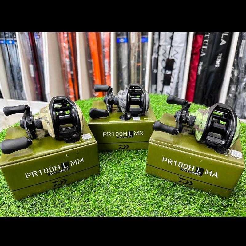 (Tặng Dù)Máy câu Daiwa PR100 2023 , Câu Lure Các Loại Cá Săn Mồi, Câu Cá Fishing Đi Câu