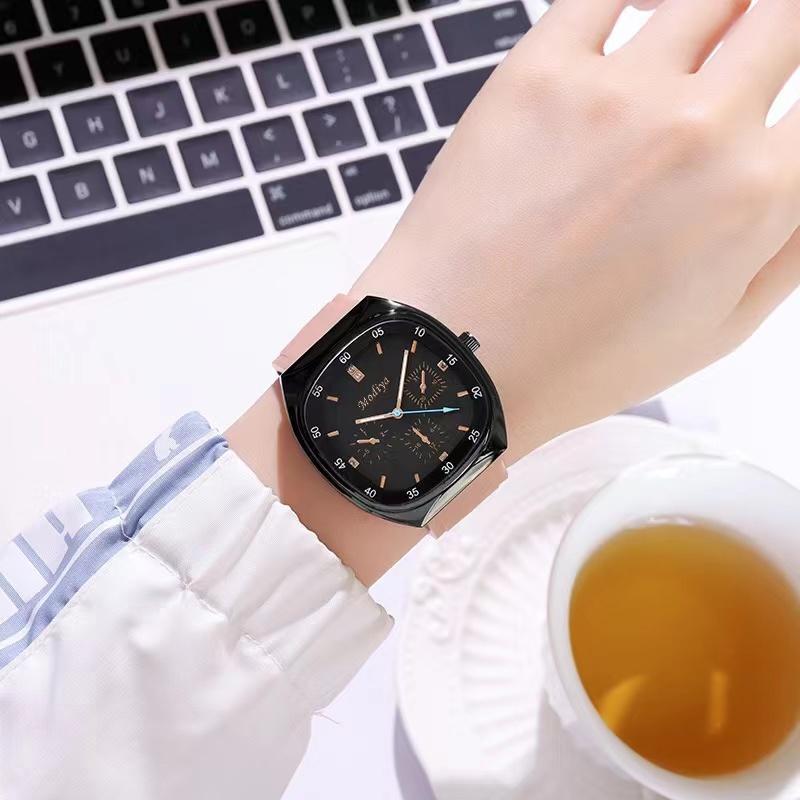 [Nam nữ đều đeo được, mua 1 tặng 1] Đồng hồ cao cấp làm từ silicone cao cấp, kiểu dáng đẹp, hiện đại. 5