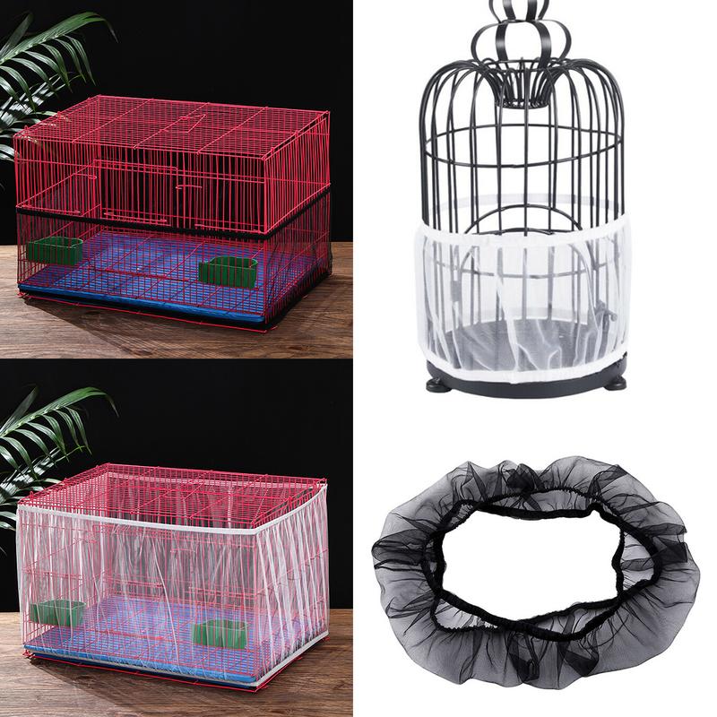 View of Adjustable Popular Bird Cage Net Cover Birdcage Seed Feather - TikTok ...