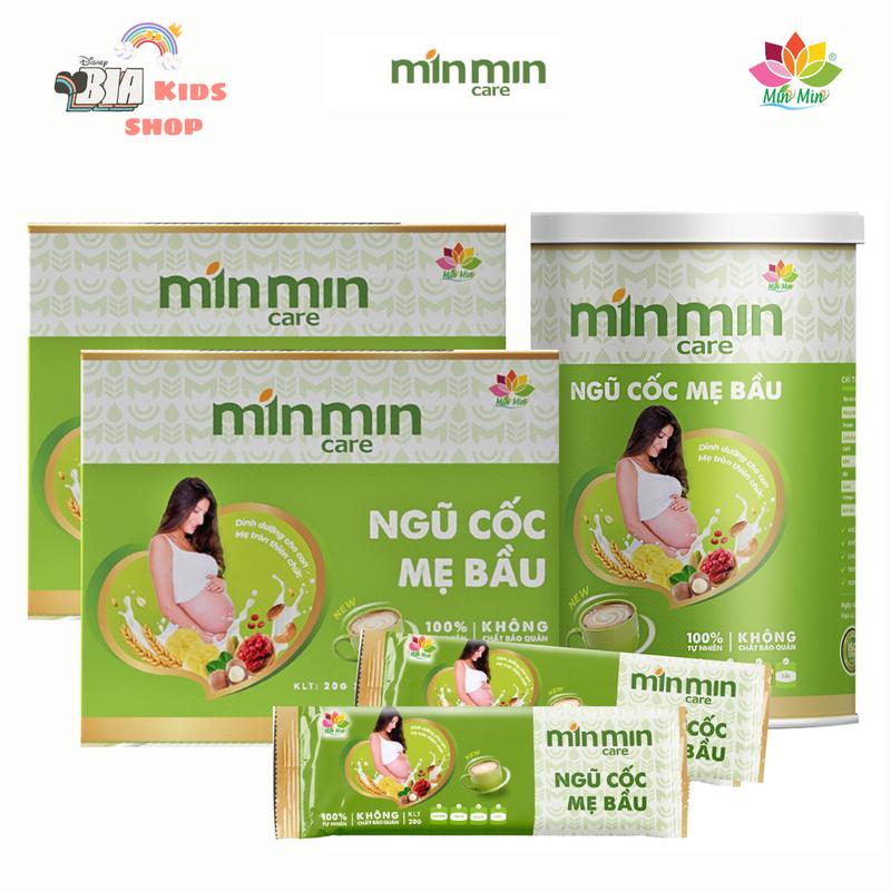 Ngũ cốc bầu Min Min Care 35 loại hạt dinh dưỡng, hộp 500g - Ngũ cốc mẹ bầu Men Vi Sinh Lợi Sữa Vitamin