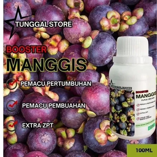 Pupuk organik cair 100ml / Pupuk Perangsang Buah Manggis / Paket Pupuk ZPT Buah Manggis / Pupuk Penyubur Manggis Pupuk Organik Booster Perangsang dan Pelebat Buah Manggis Serbuk Terbaik Agar Cepat Berbuah Lebat
