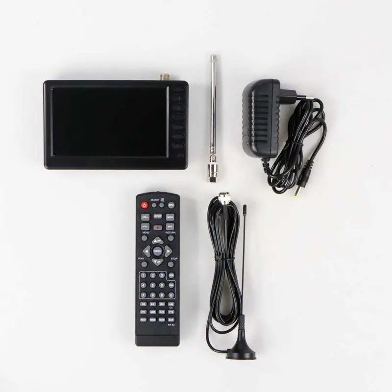 Taffware Portable HD TV Monitor 5 Inch DVB-T2 + Analog - D5 4